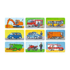 Ravensburger puzzel voertuigen 9x2pcs