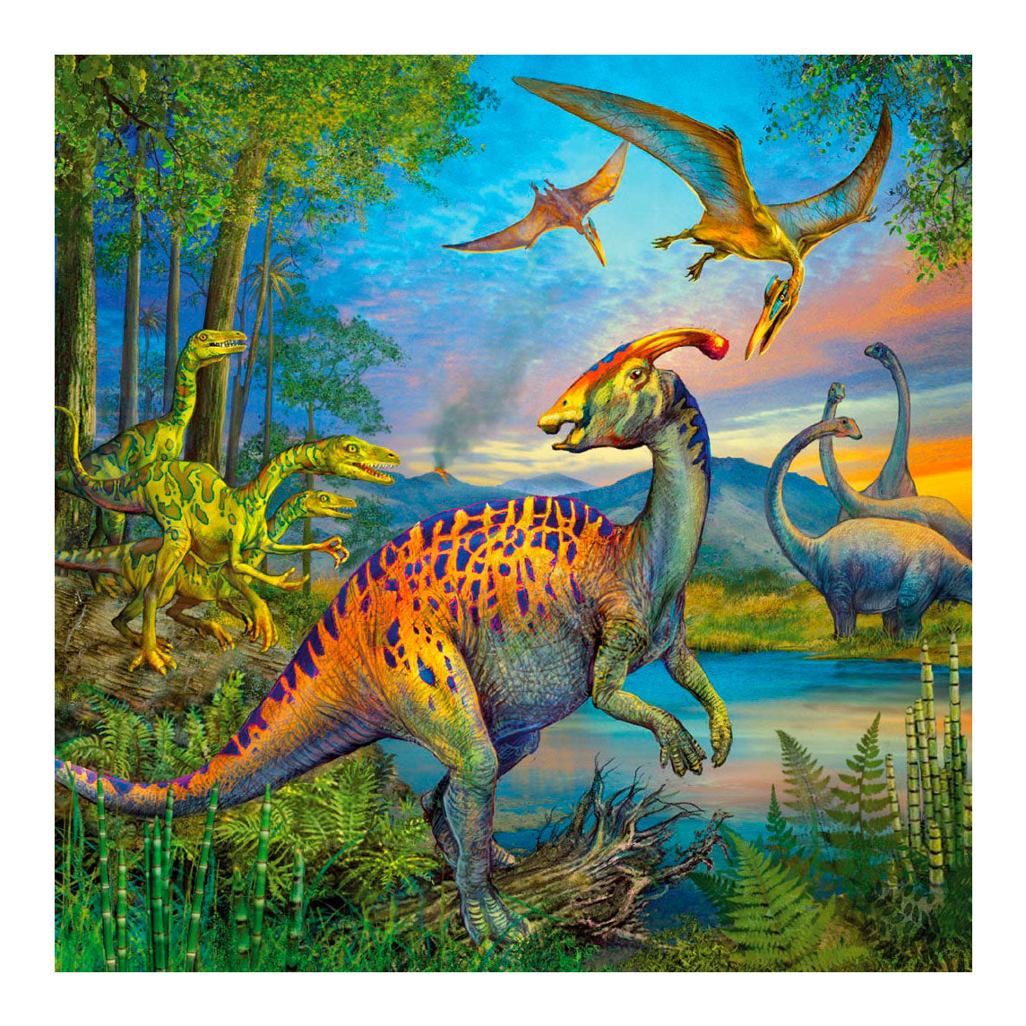 Ravensburger - puzzel dinosauriërs 3x49 stuks