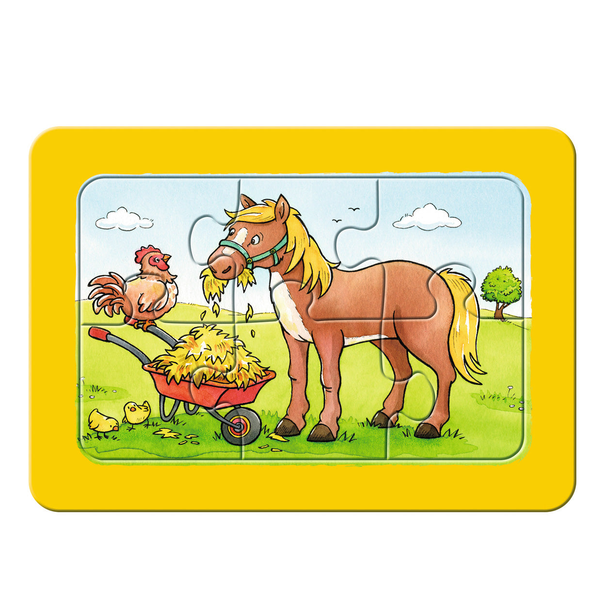 Ravensburger goede vrienden - my first puzzels - 3x6 stukjes - kinderpuzzel