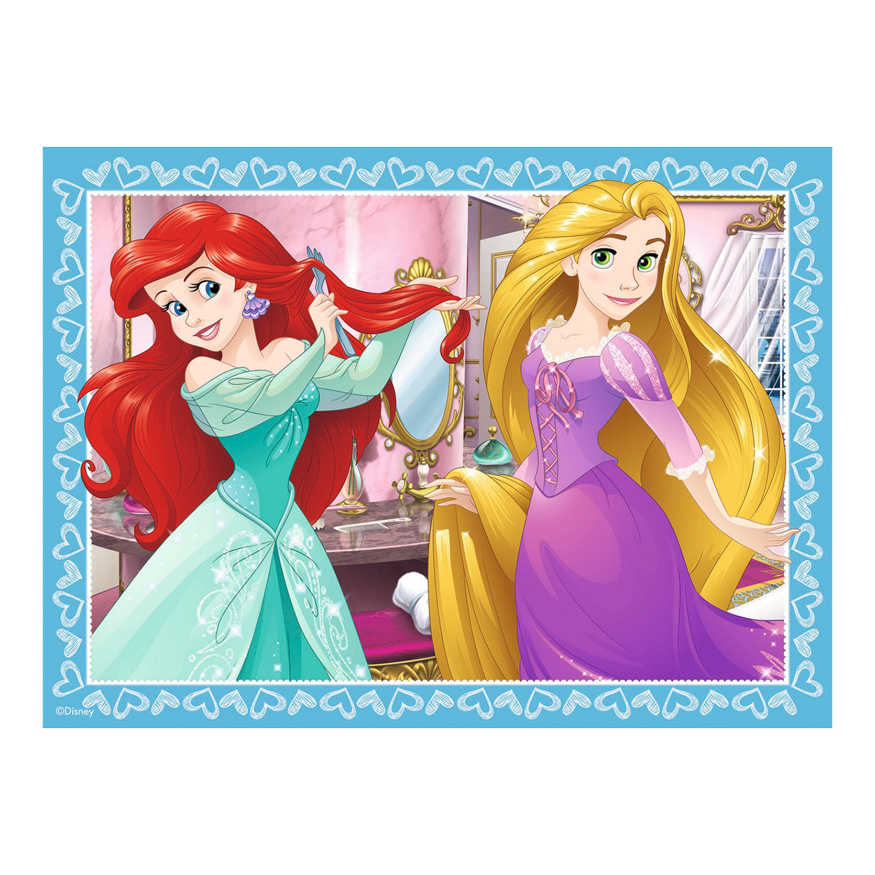 Ravensburger - puzzel disney princess - 12+16+20+24 stukjes - kinderpuzzel