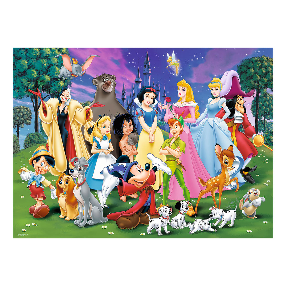 Ravensburger puzzel disney's lievelingen - legpuzzel - 200 stukjes