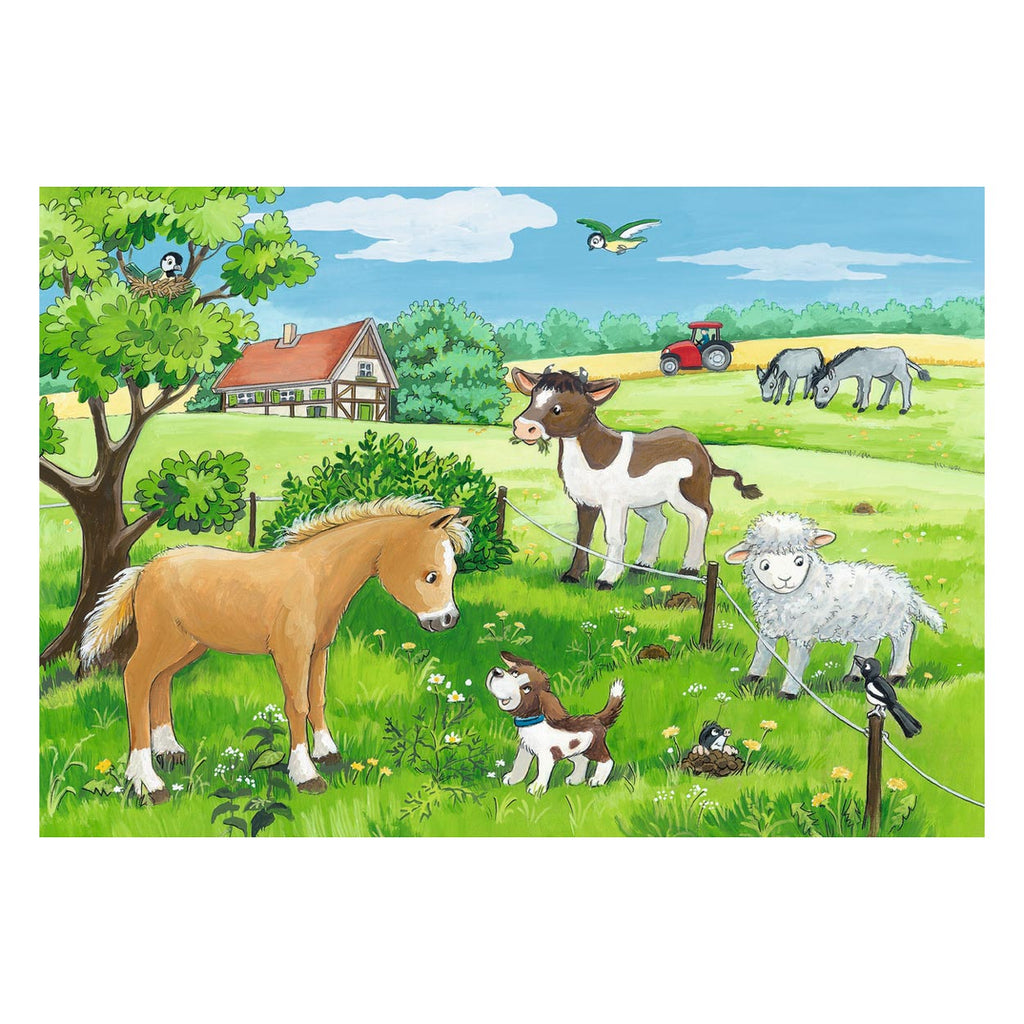 Ravensburger - jonge dieren op het platteland 2x12 stuks