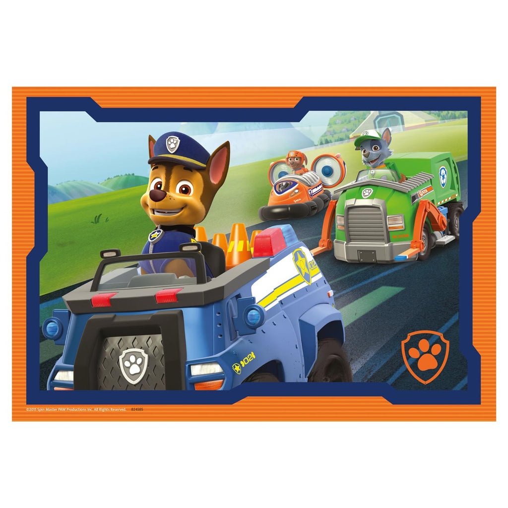 Ravensburger - paw patrol puzzel - paw patrol in actie 2x12 stuks