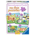 Ravensburger - schattige huisdieren puzzel 4in1