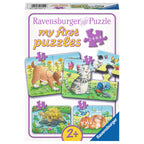 Ravensburger - schattige huisdieren puzzel 4in1