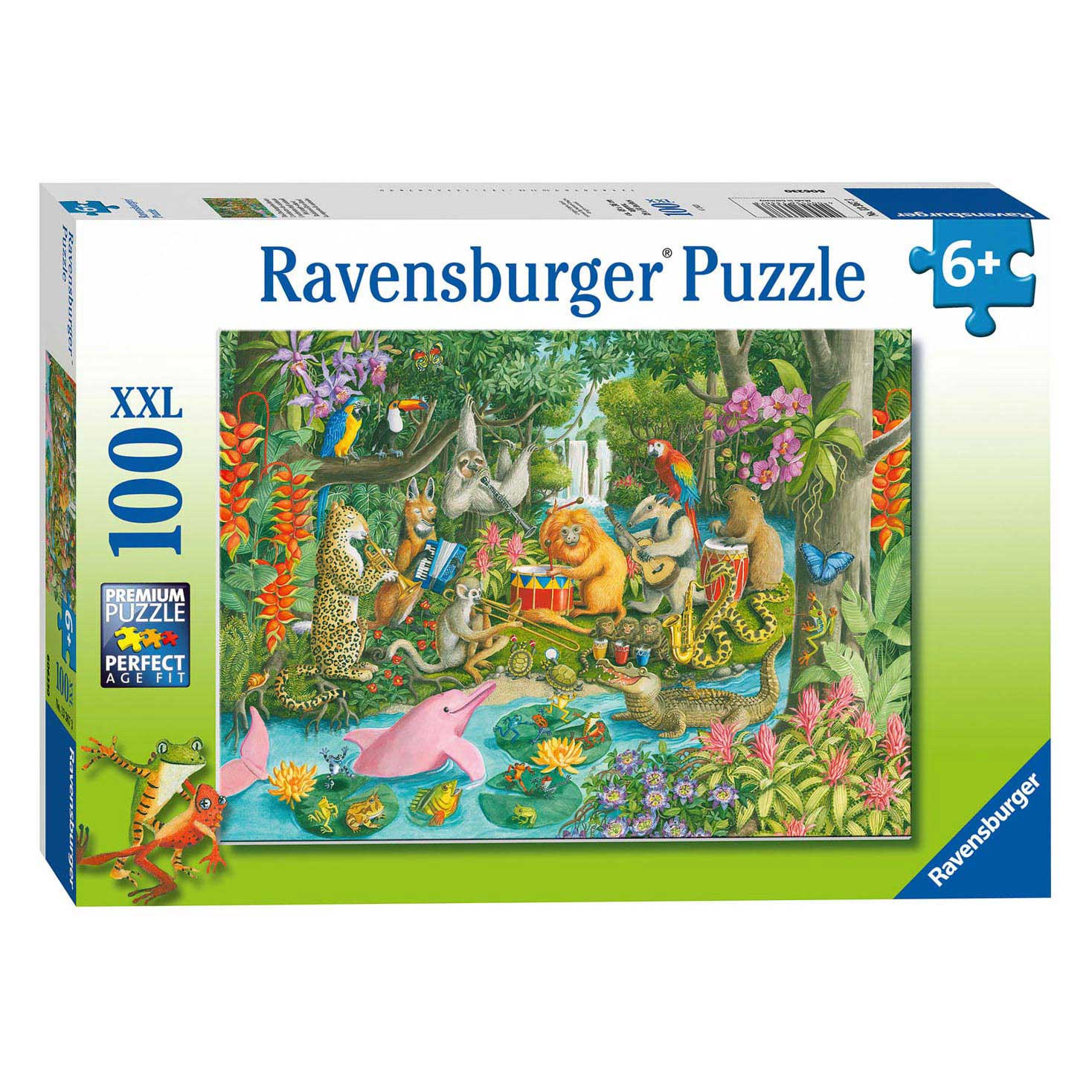 Ravensburger - puzzel het jungle-orkest 100st. xxl