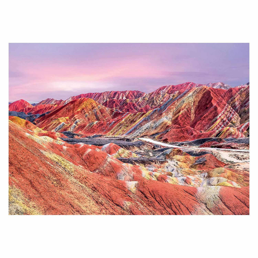 Ravensburger - puzzel regenboogbergen china 1000st.