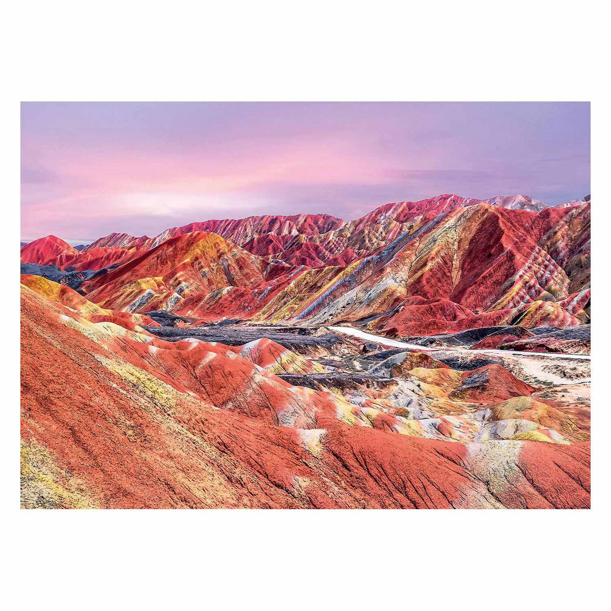 Ravensburger - puzzel regenboogbergen china 1000st.