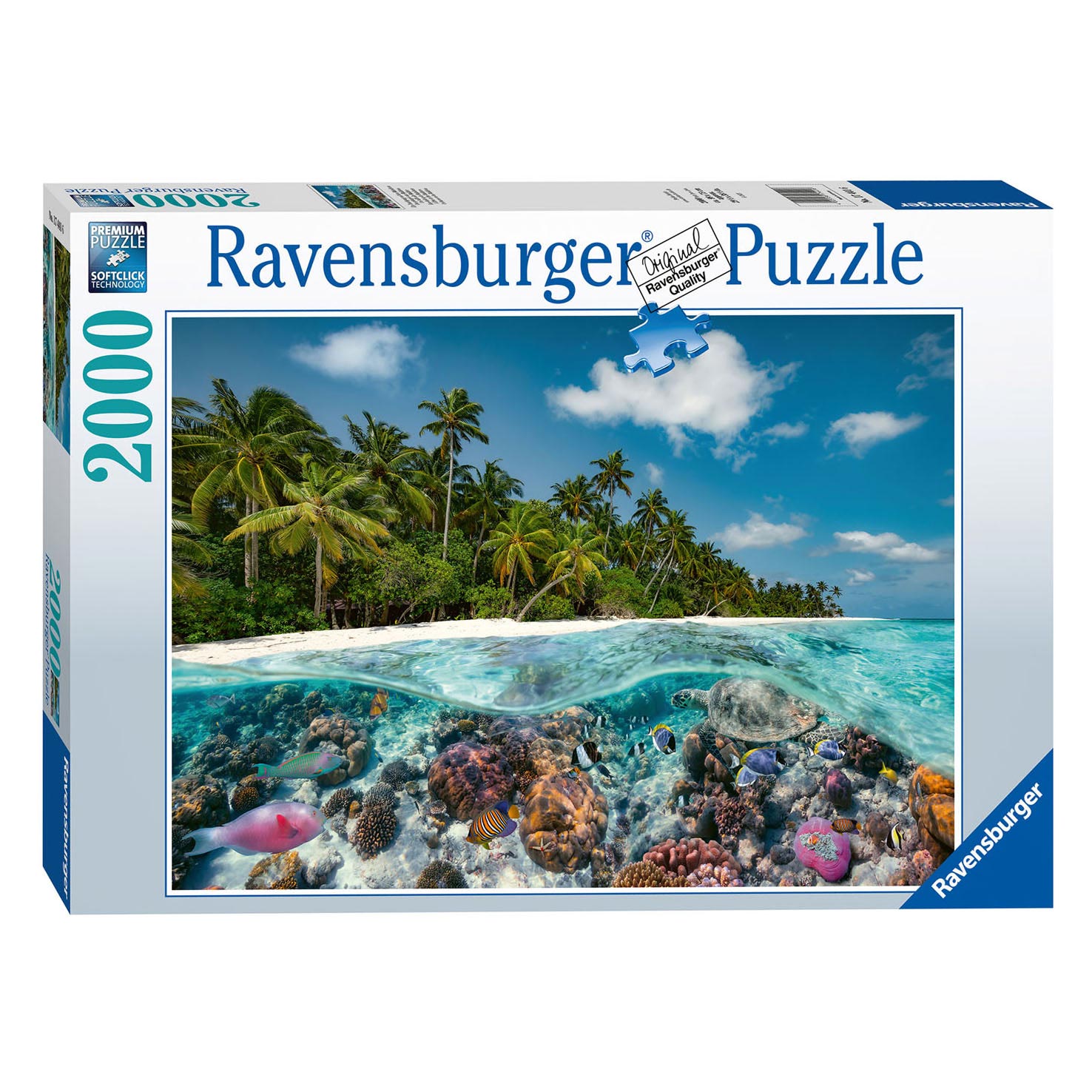Ravensburger - puzzel een duik op de malediven 2000st.