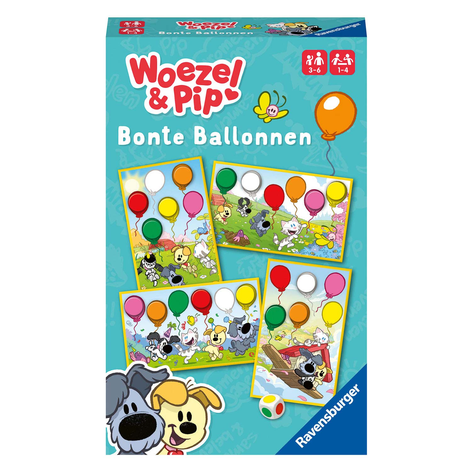 Ravensburger woezel pip bonte ballonnen