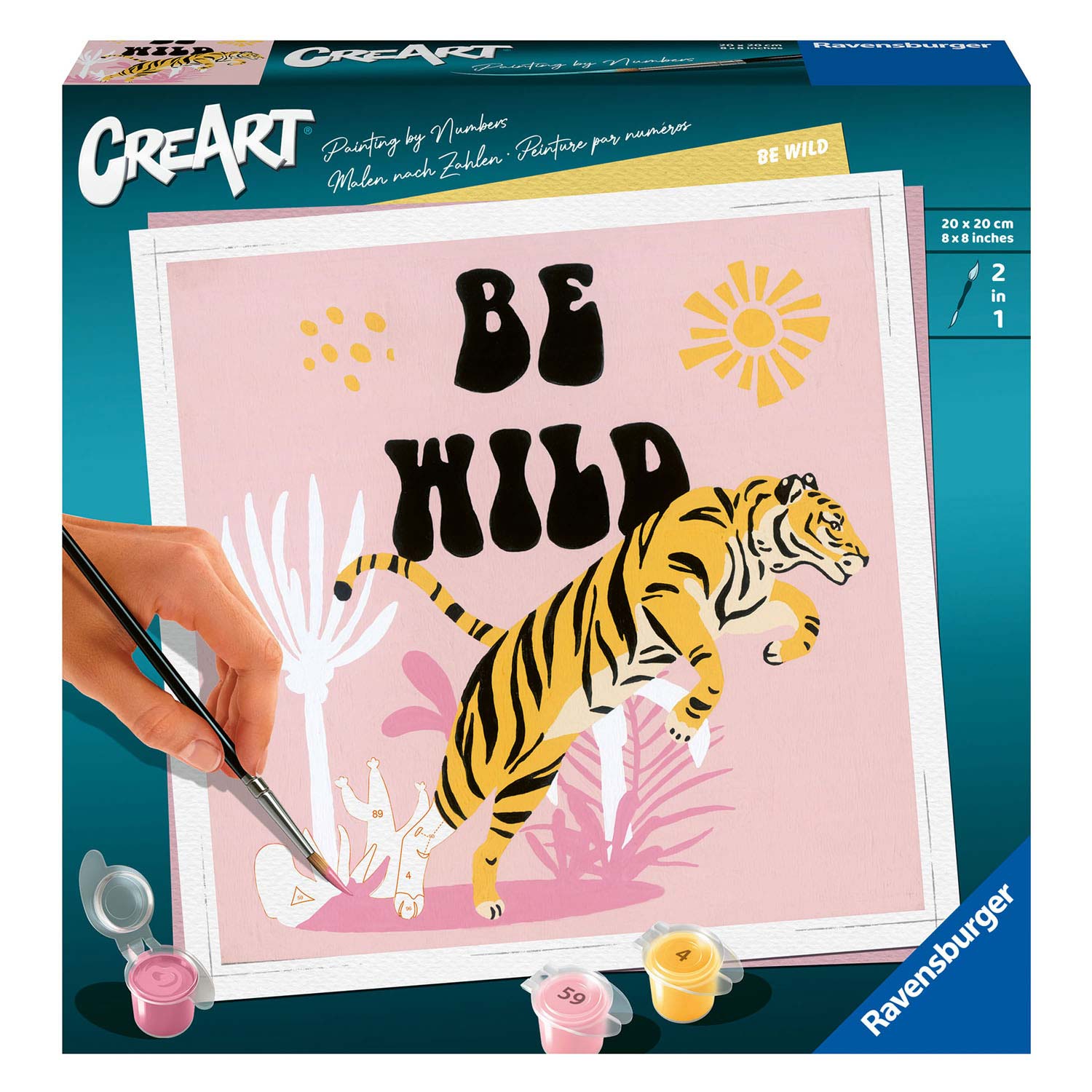 Ravensburger schilderen op nummer - be wild
