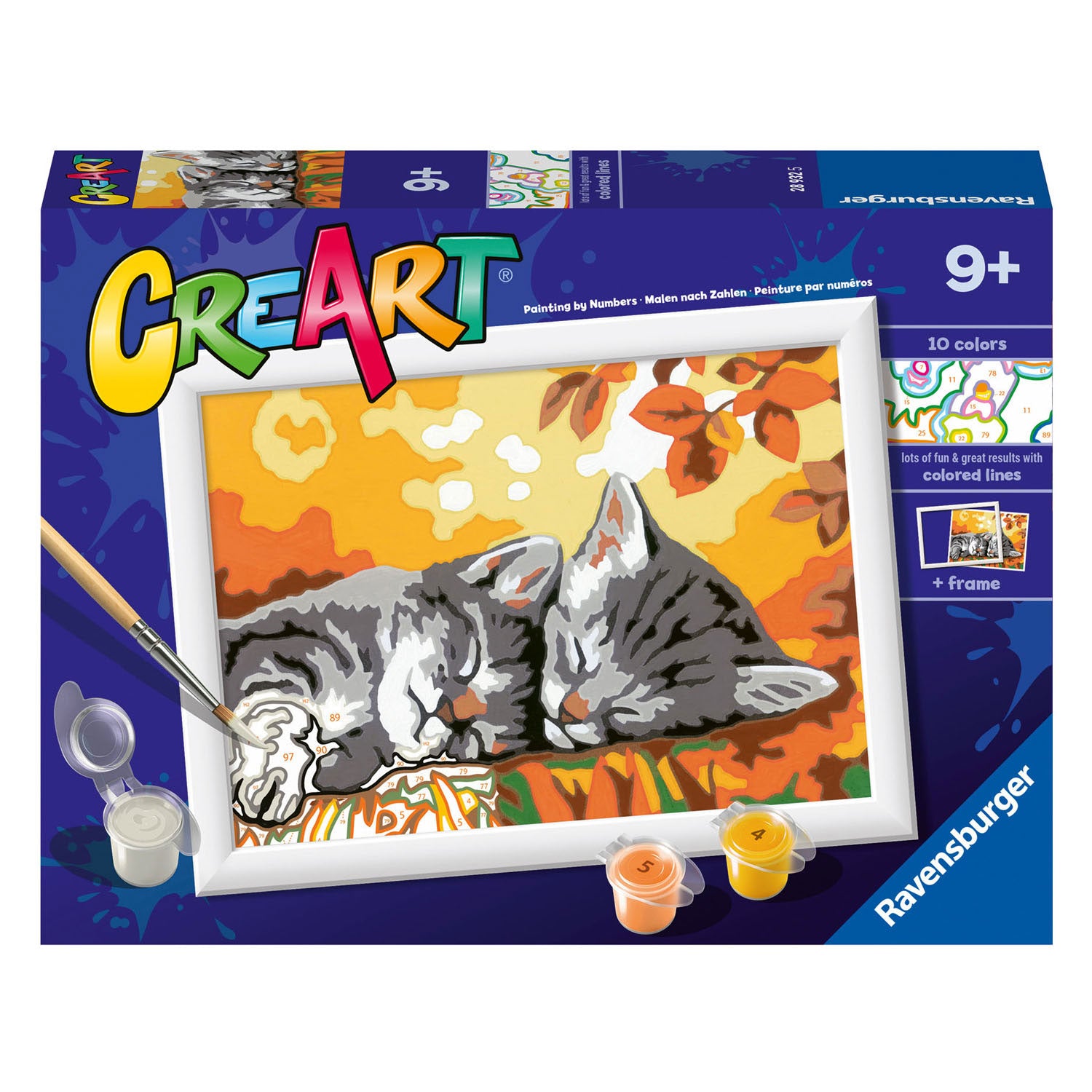 Ravensburger creart schilderen op nummer - herfst katjes