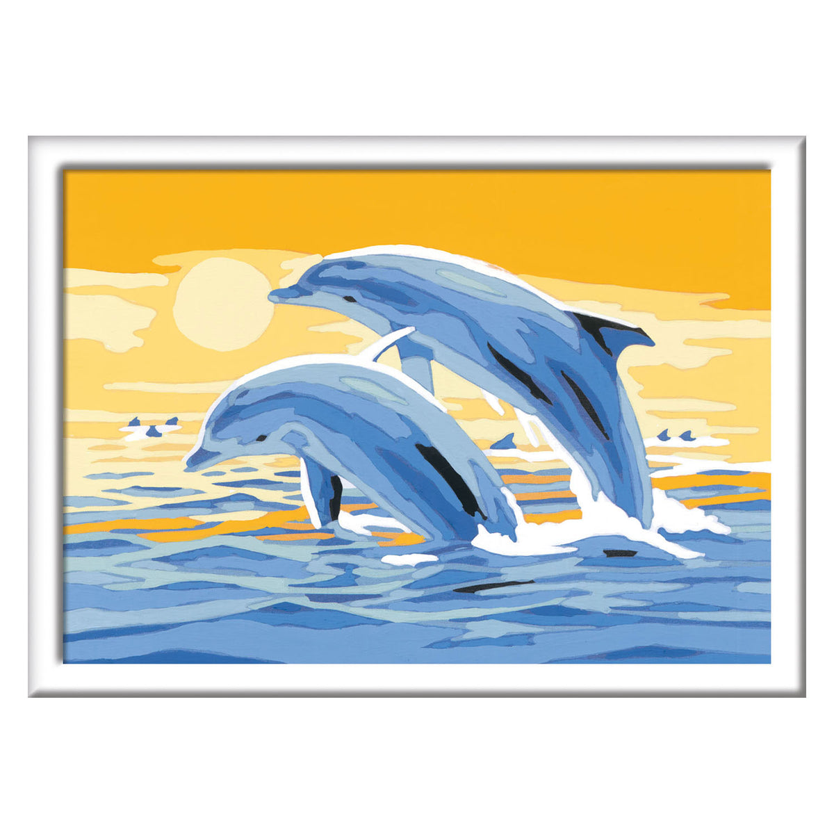 Ravensburger creart delightful dolphins - schilderen op nummer voor kinderen