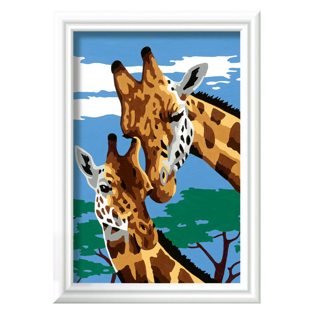 Ravensburger - creart schilderen op nummer - schattige giraffen