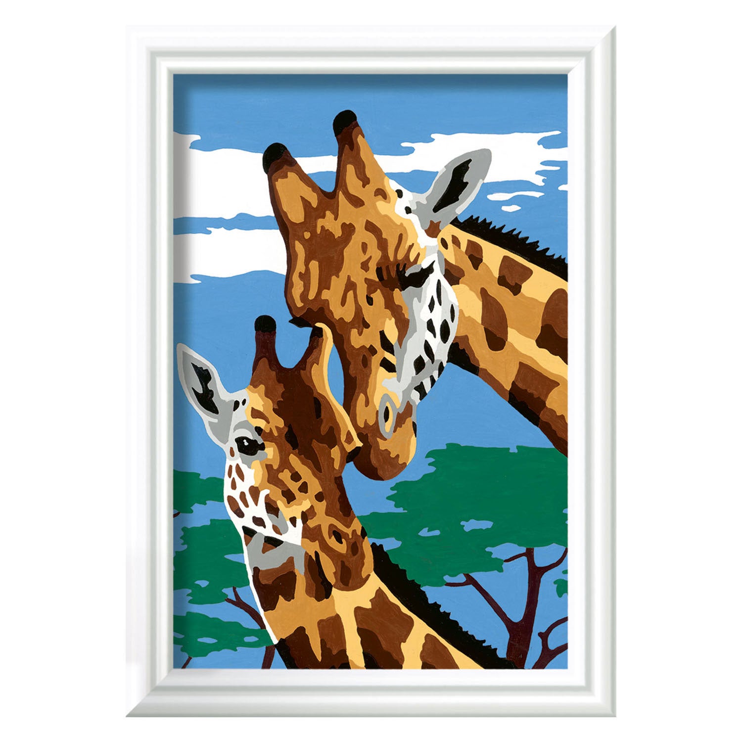 Ravensburger - creart schilderen op nummer - schattige giraffen