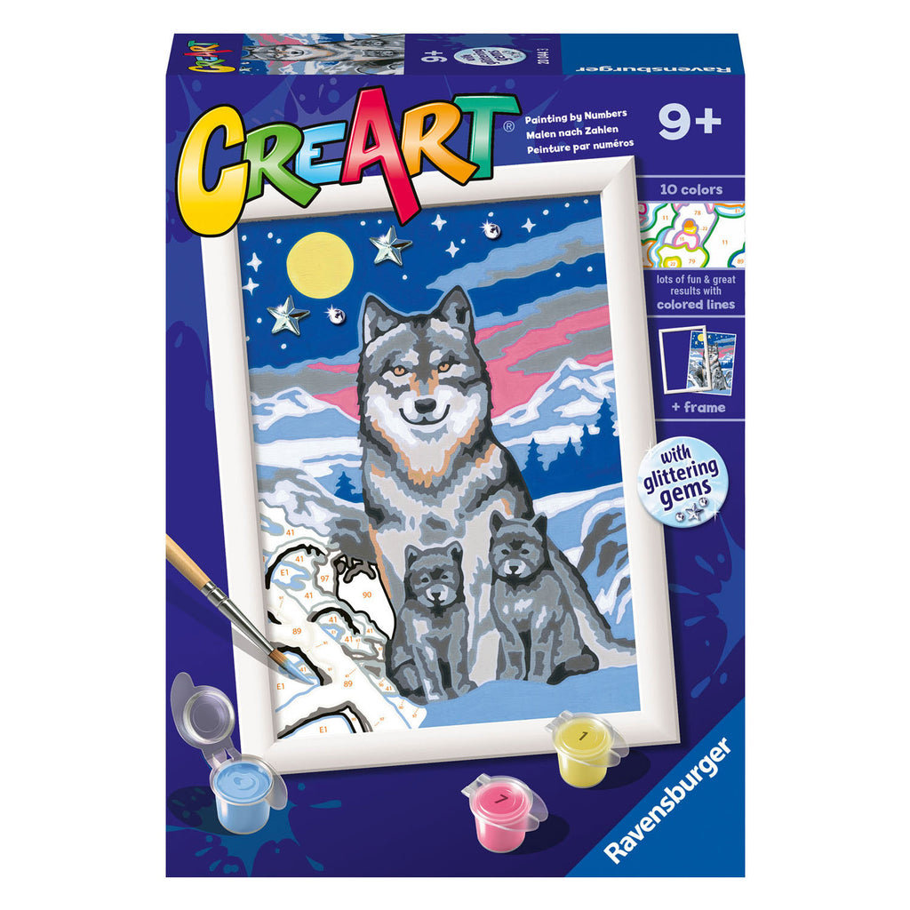 Ravensburger creart wolf family
