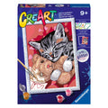 Ravensburger - creart schilderen op nummer - vredige kitten