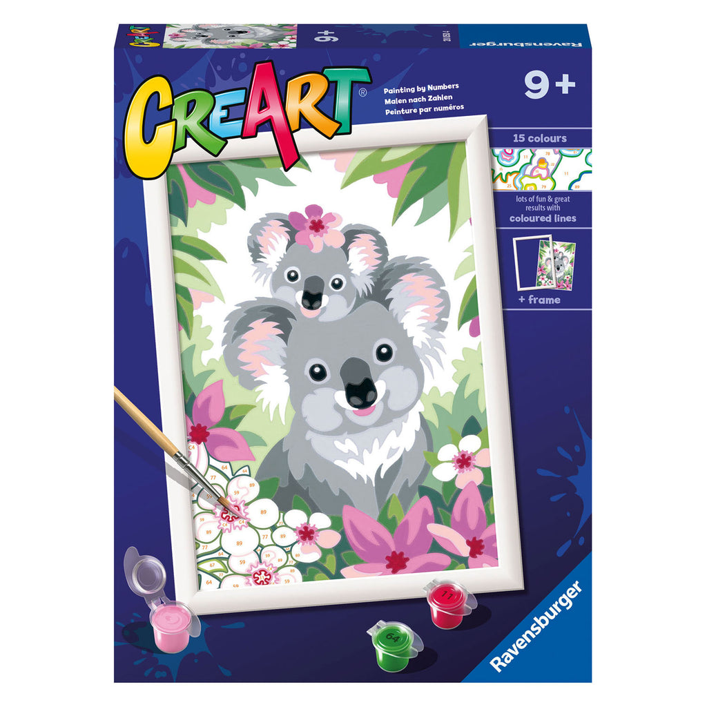 Ravensburger - creart schilderen op nummer - koala schatjes