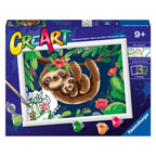 Ravensburger - creart schilderen op nummer - schattige luiaards