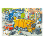Ravensburger - legpuzzel vuilniswagen en sleepwagen 2x24 stuks