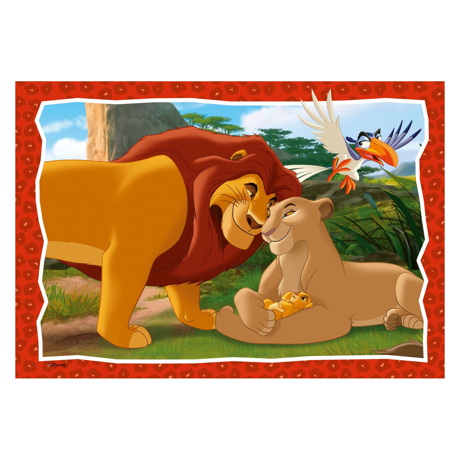 Ravensburger puzzel lion king 2x24pcs