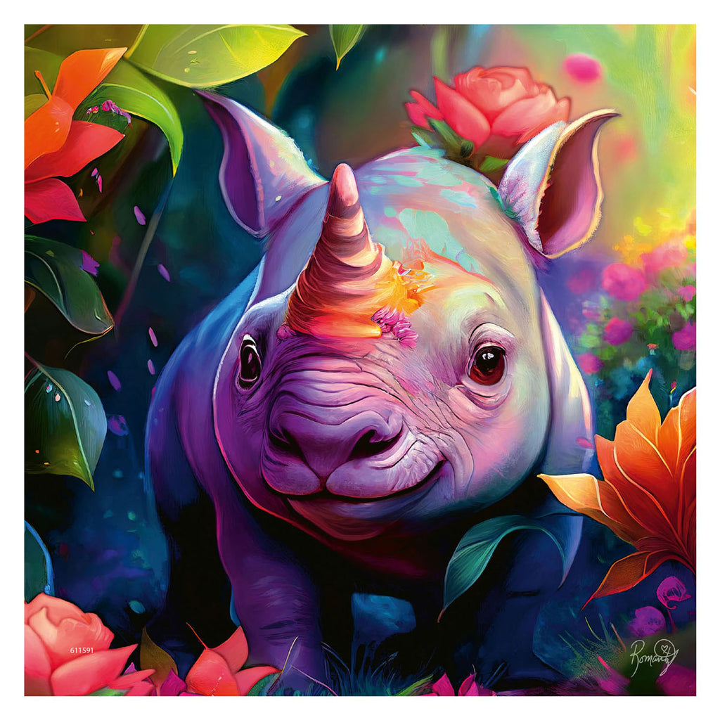 Ravensburger - puzzel jungle babies - drie puzzels - 49 stukjes - kinderpuzzel