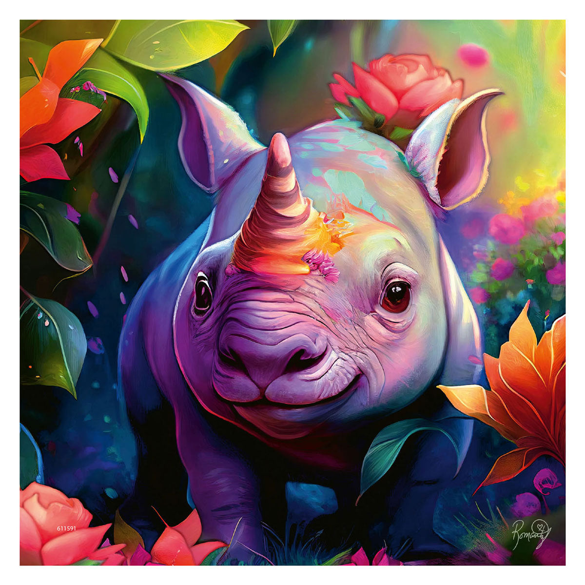Ravensburger - puzzel jungle babies - drie puzzels - 49 stukjes - kinderpuzzel