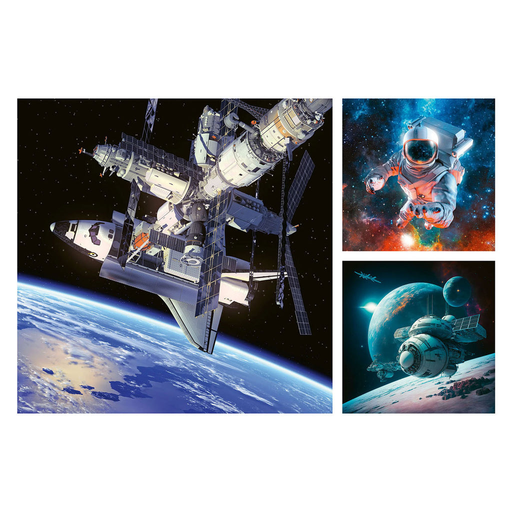 Ravensburger puzzel space 3x49 stukjes