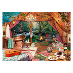 Ravensburger - legpuzzel gezellig kamperen 500st.