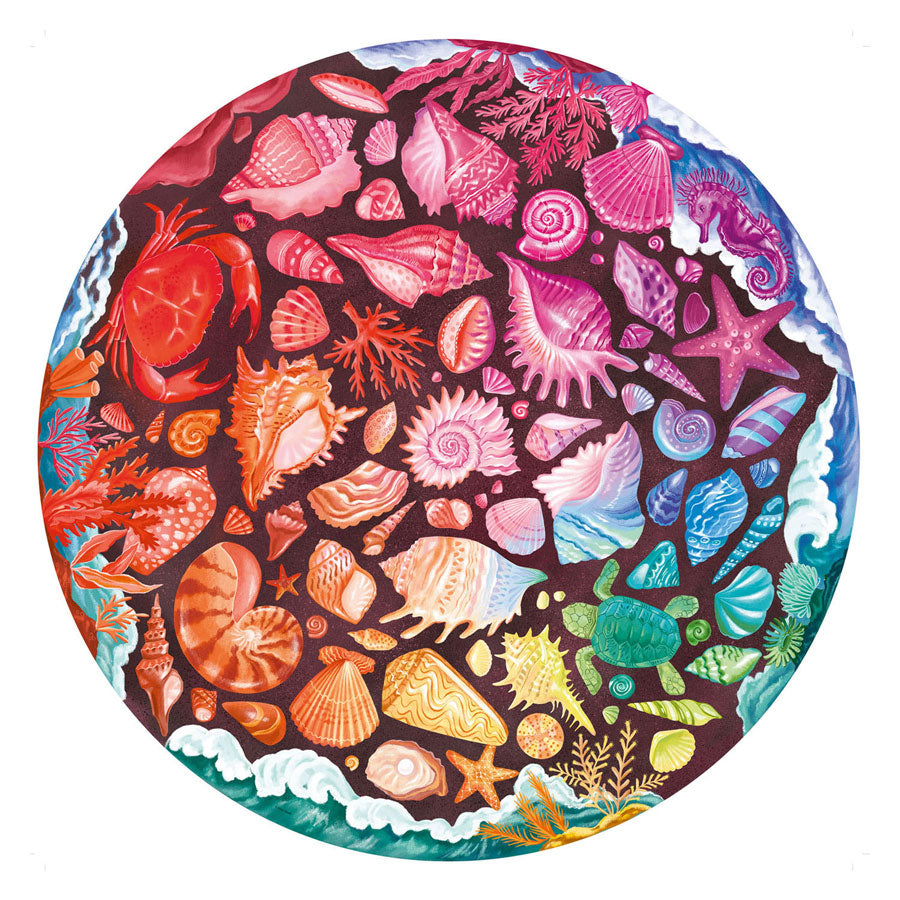Ravensburger - legpuzzel circle of colors zeeschelpen 500st.