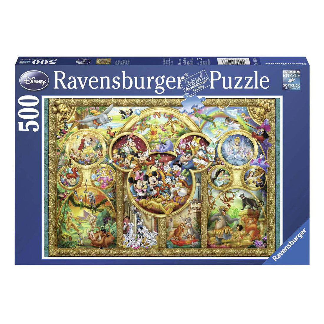 Ravensburger - legpuzzel disney familie 500st.