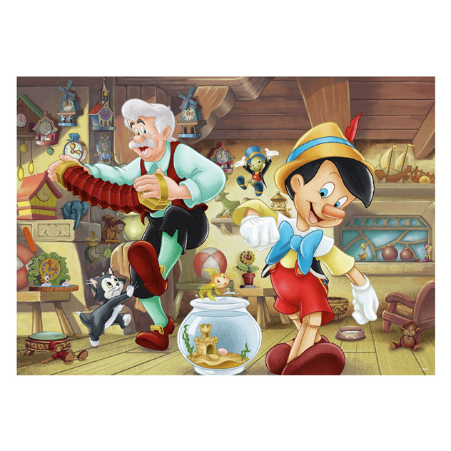Ravensburger - legpuzzel disney pinokkio 1000 stukjes puzzel volwassenen.