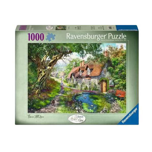 Ravensburger - legpuzzel flower hill lane 1000st.