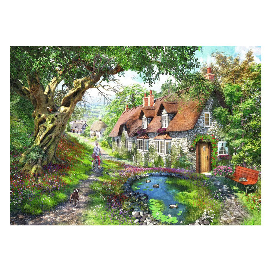 Ravensburger - legpuzzel flower hill lane 1000st.