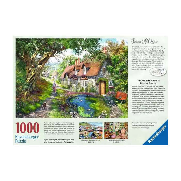 Ravensburger - legpuzzel flower hill lane 1000st.