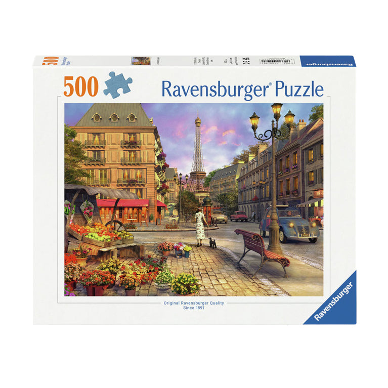Ravensburger legpuzzel wandeling door parijs, 500st.