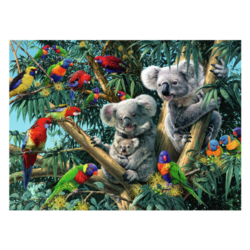 Ravensburger puzzel dieren koalas in de boom - 500 stukjes.