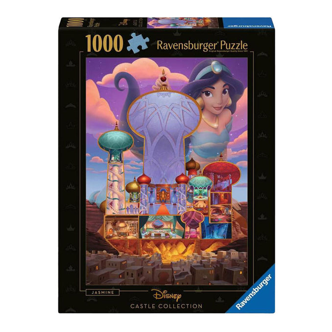 Ravensburger - legpuzzel disney castles jasmine 1000st.