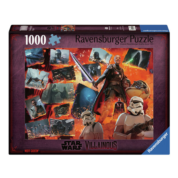 Ravensburger - legpuzzel star wars villainous moff gideon 1000st.