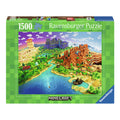 Ravensburger - legpuzzel world of minecraft 1500st.