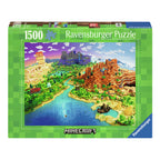 Ravensburger - legpuzzel world of minecraft 1500st.