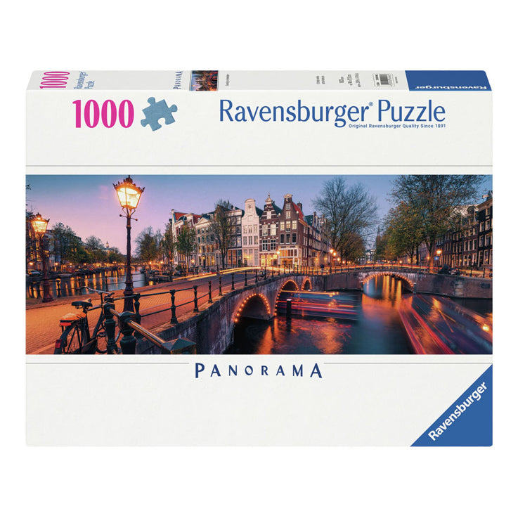 Ravensburger - legpuzzel avond in amsterdam 1000st.