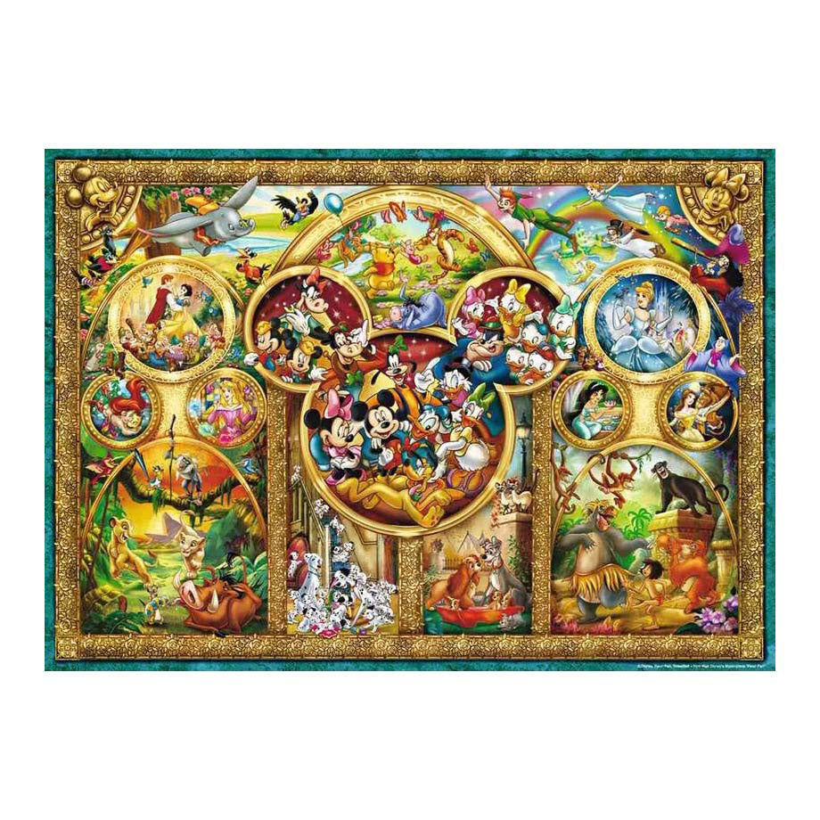 Ravensburger - puzzel mooiste disney thema's - legpuzzel - 1000 stukjes