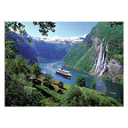 Ravensburger - puzzel landschap noors fjord - 1000 stukjes legpuzzel.