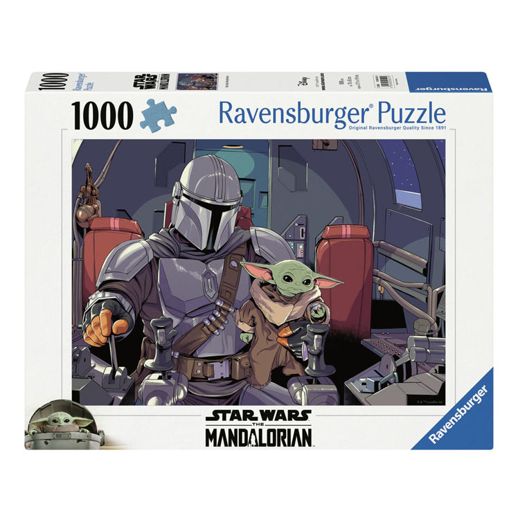 Ravensburger - legpuzzel star wars the mandalorian 1000st.