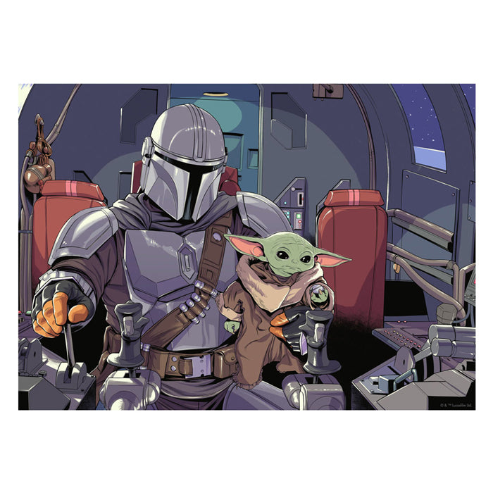 Ravensburger - legpuzzel star wars the mandalorian 1000st.