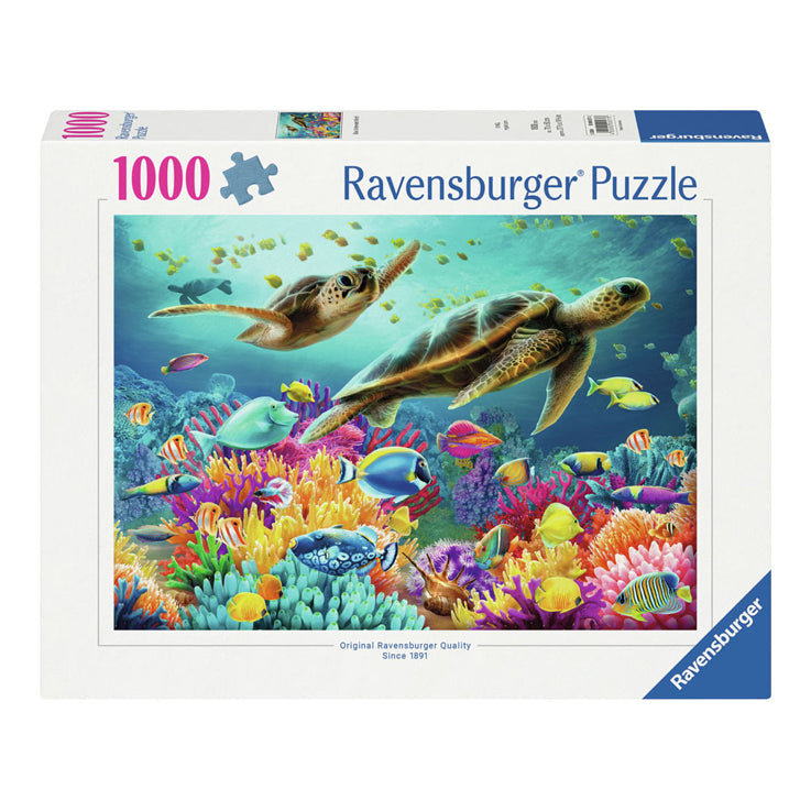 Ravensburger - legpuzzel blauwe onderwaterwereld 1000st.