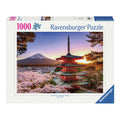 Ravensburger - legpuzzel kersenbloesem bij fuji berg 1000st.