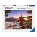 Ravensburger - legpuzzel kersenbloesem bij fuji berg 1000st.
