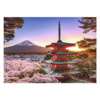 Ravensburger - legpuzzel kersenbloesem bij fuji berg 1000st.